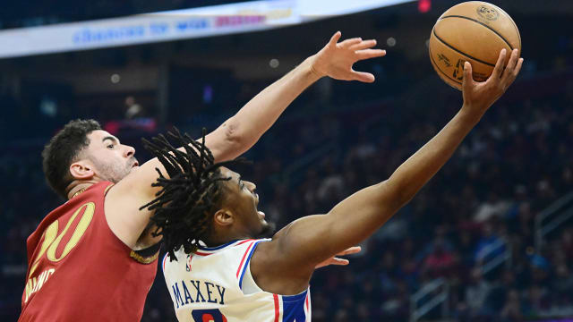 Philadelphia 76ers guard Tyrese Maxey